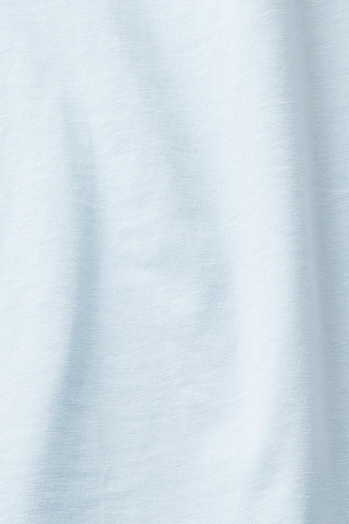 Camiseta con escote cuadrado, PASTEL BLUE, detail image number 5