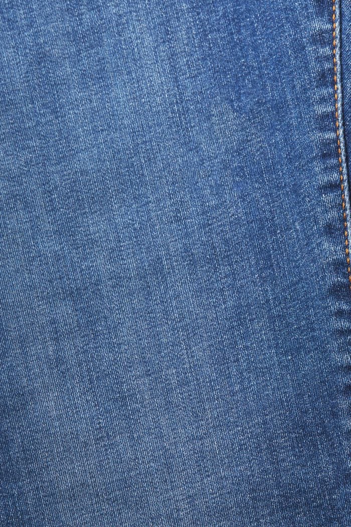 Vaqueros de corte pitillo realizados en algodón sostenible, BLUE MEDIUM WASHED, detail image number 6