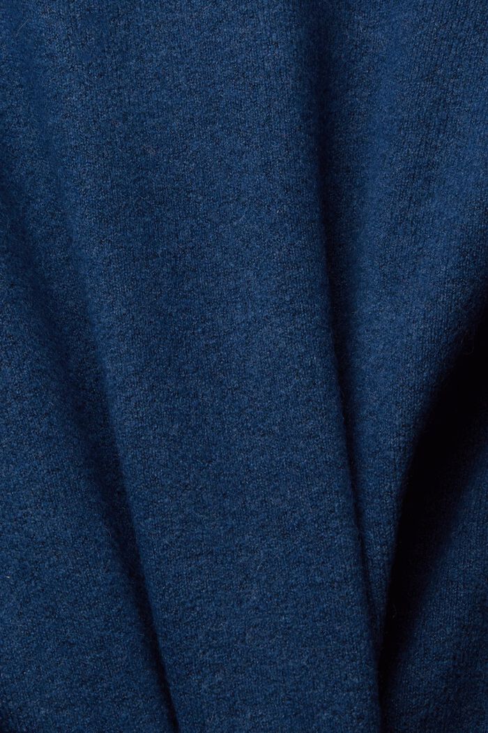 Con lana: cárdigan abierto, PETROL BLUE, detail image number 1