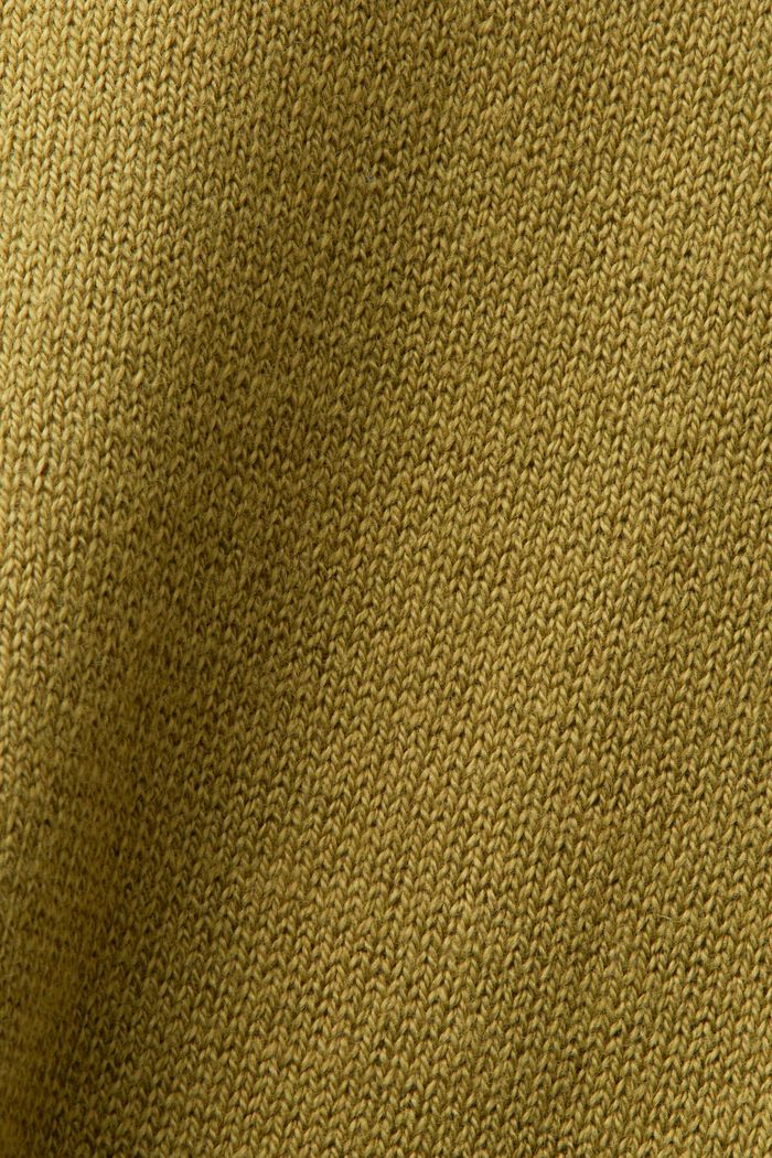 Chaqueta de punto abierta, 100 % algodón, PISTACHIO GREEN, detail image number 5