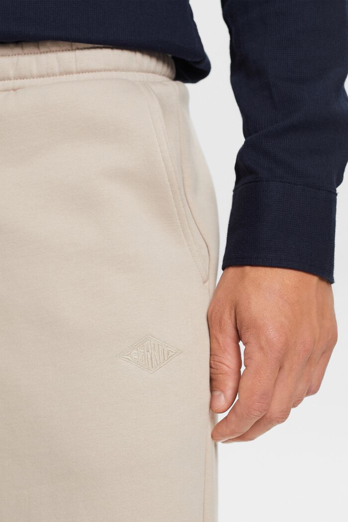 Pantalones deportivos con logotipo pespunteado, PASTEL GREY, detail image number 2