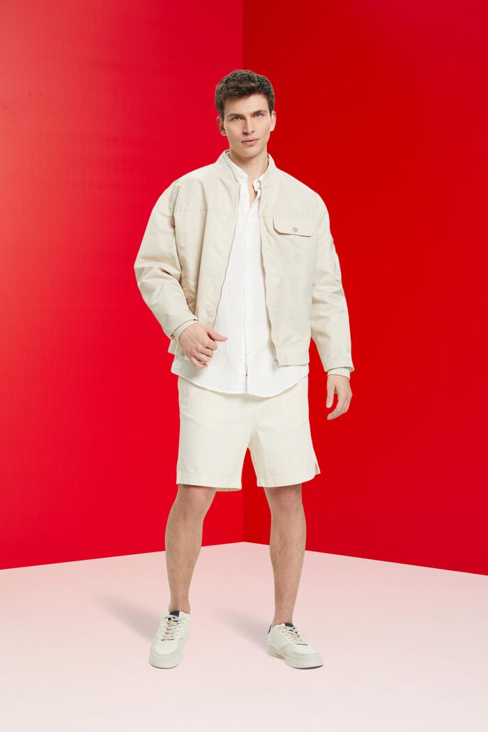 Camisa de muselina en algodón sostenible, OFF WHITE, detail image number 5