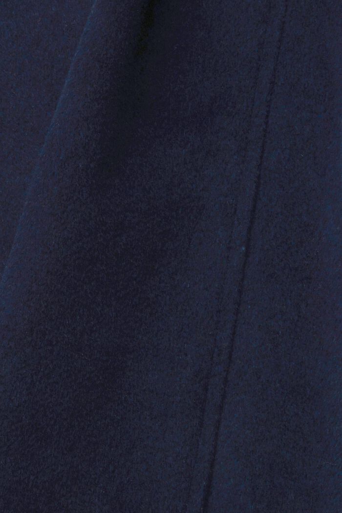 Abrigo realizado en mezcla de lana de doble botonadura, NAVY, detail image number 1