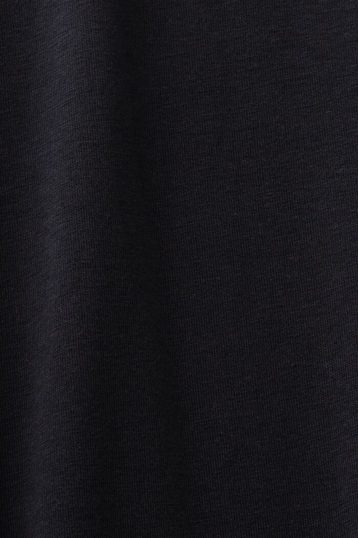 Camisón de tejido jersey con encaje, BLACK, detail image number 4