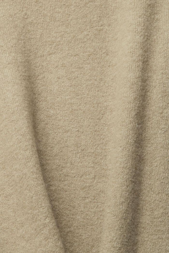 Con lana: jersey suave, PALE KHAKI, detail image number 5