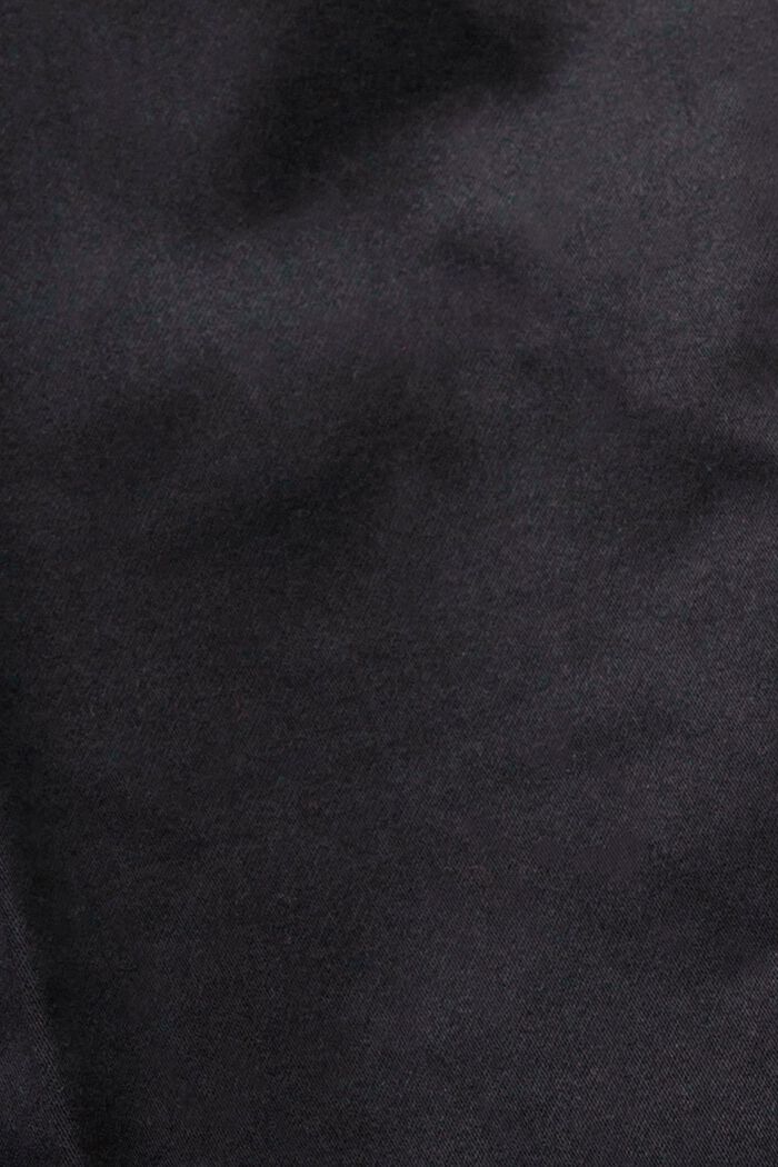 Pantalón de corte ceñido y tiro alto, BLACK, detail image number 4