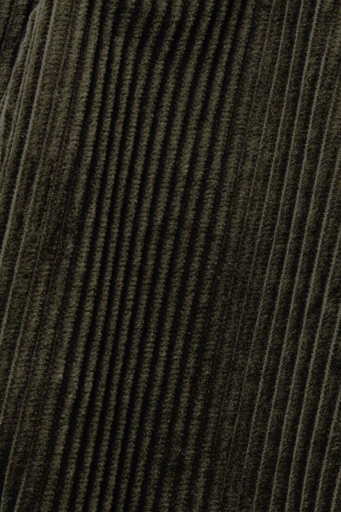 Pantalón de pana de estilo deportivo, DARK KHAKI, detail image number 1