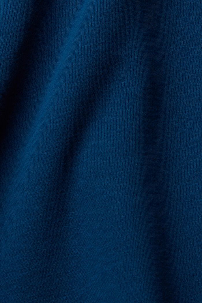 Sudadera con media cremallera, PETROL BLUE, detail image number 1
