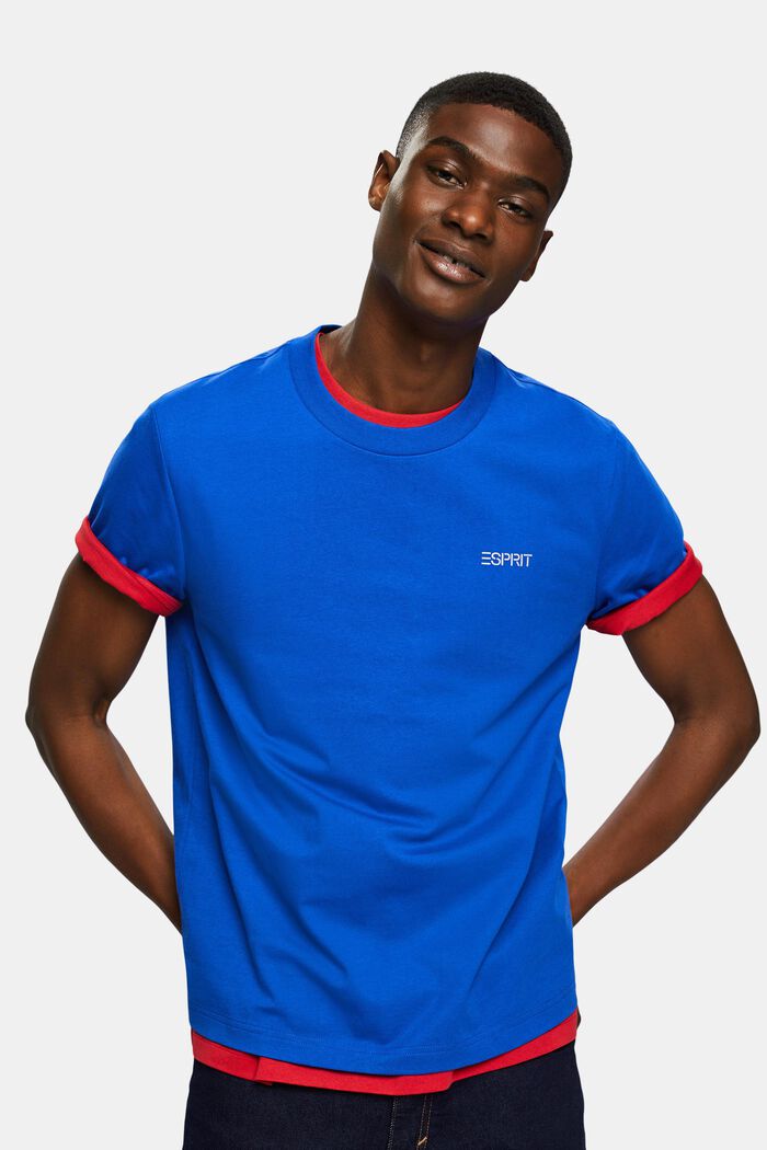 Camiseta unisex con logotipo, BRIGHT BLUE, detail image number 4