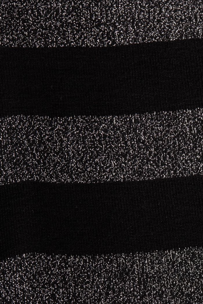 Camiseta de tirantes a rayas con brillo, SILVER, detail image number 4