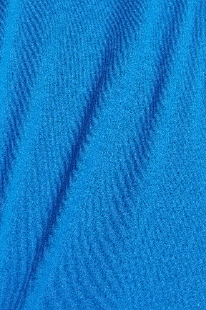 Camiseta de manga larga con mangas abullonadas, LENZING™ ECOVERO™, BLUE, detail image number 4