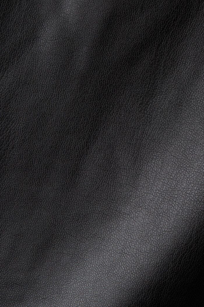 Pantalón de polipiel, BLACK, detail image number 6