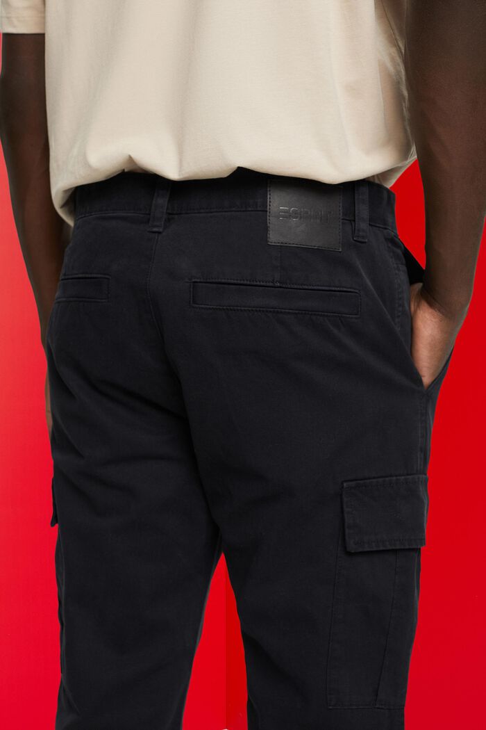 Pantalones cargo, BLACK, detail image number 4