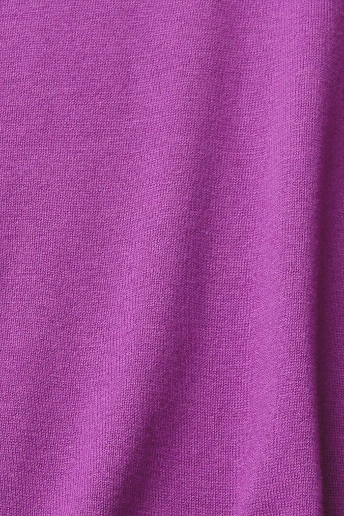 Jersey básico con cuello redondo, VIOLET, detail image number 1