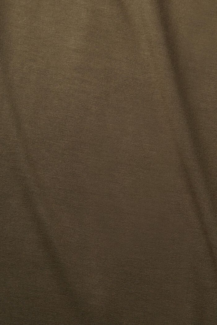 Camiseta estampada, LENZING™ ECOVERO™, KHAKI GREEN, detail image number 1