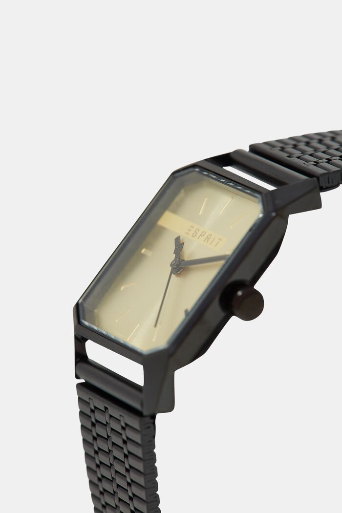 Reloj de acero inoxidable, BLACK, detail image number 1