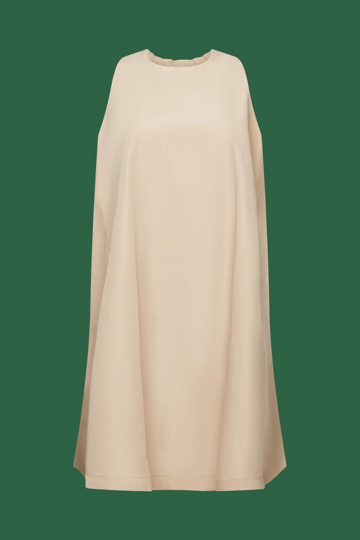 Mini vestido en línea A, SAND, detail image number 6