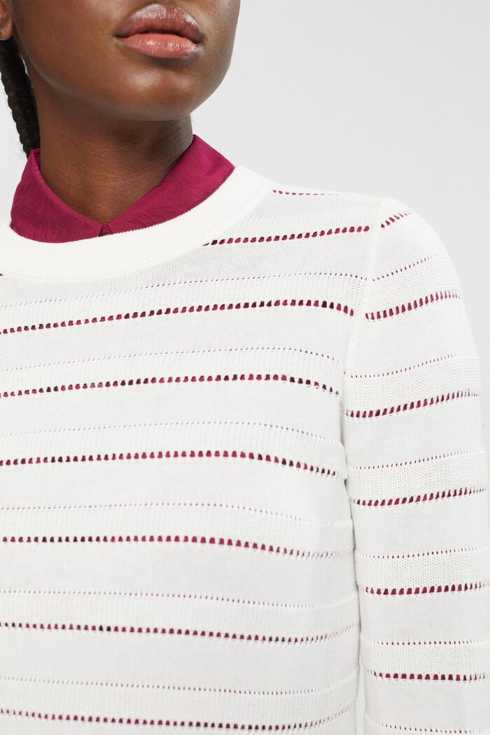 Jersey Pointelle, OFF WHITE, detail image number 2