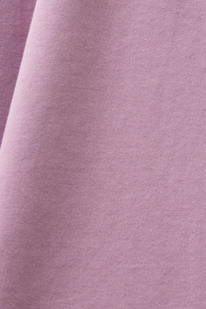 Falda midi en tejido jersey, MAUVE, detail image number 4