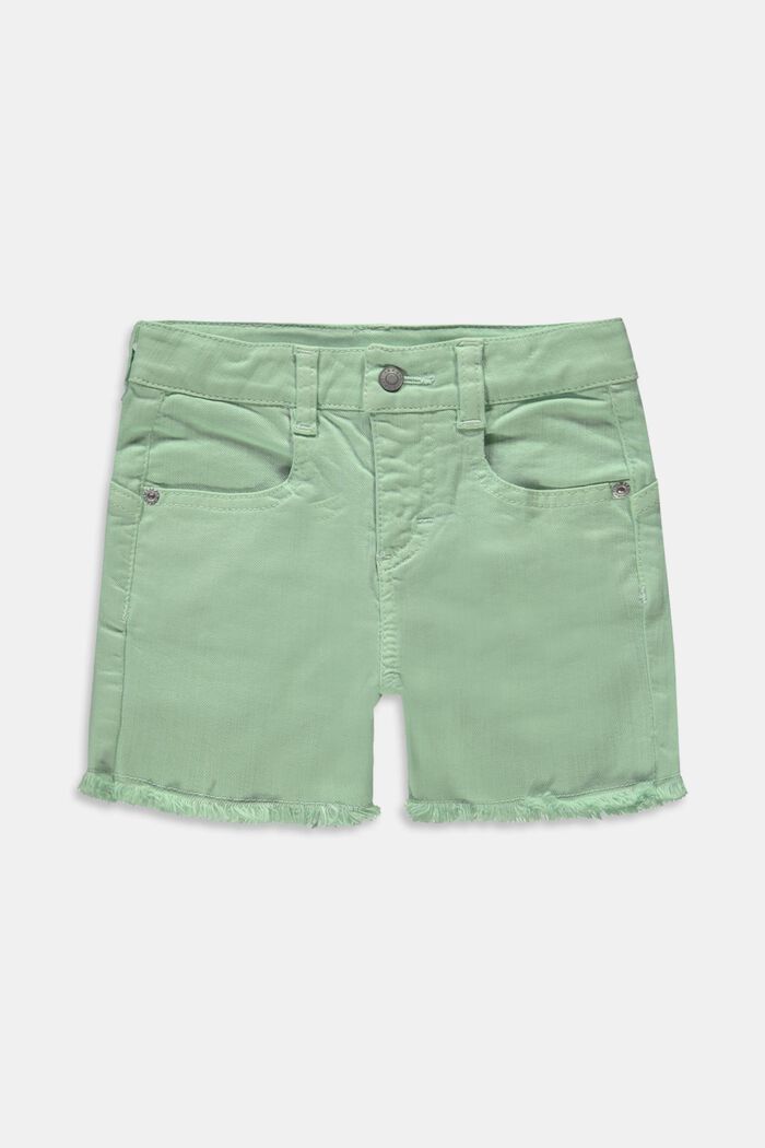 Reciclados: pantalones cortos con cintura ajustable, PISTACCHIO GREEN, detail image number 0