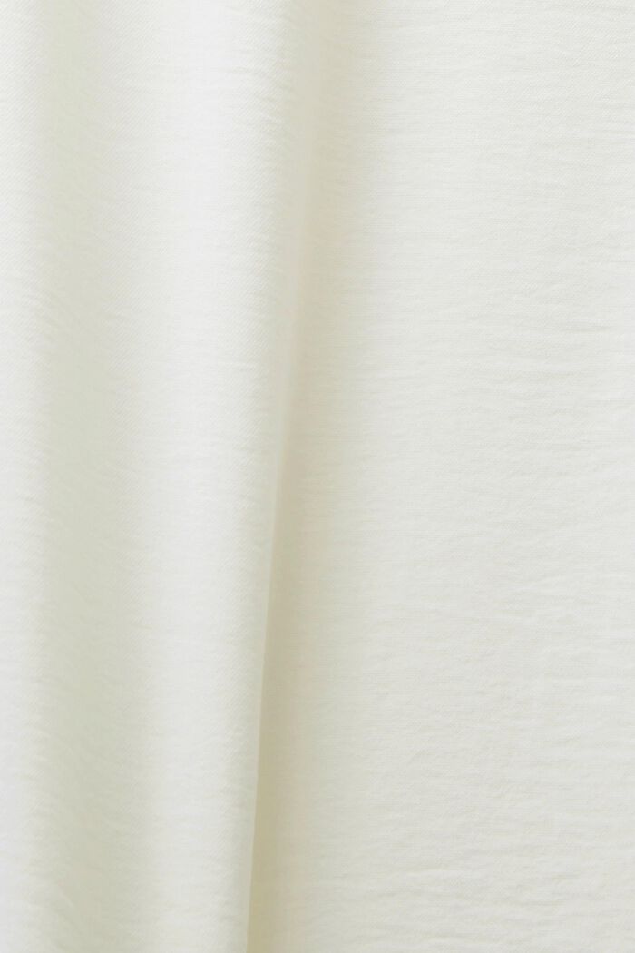 Blusa de crepé con mangas elásticas, OFF WHITE, detail image number 5