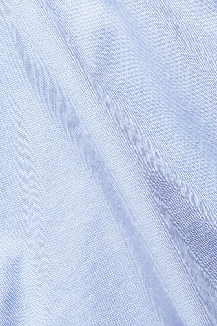 Blusa camisera en 100% algodón, LIGHT BLUE, detail image number 4