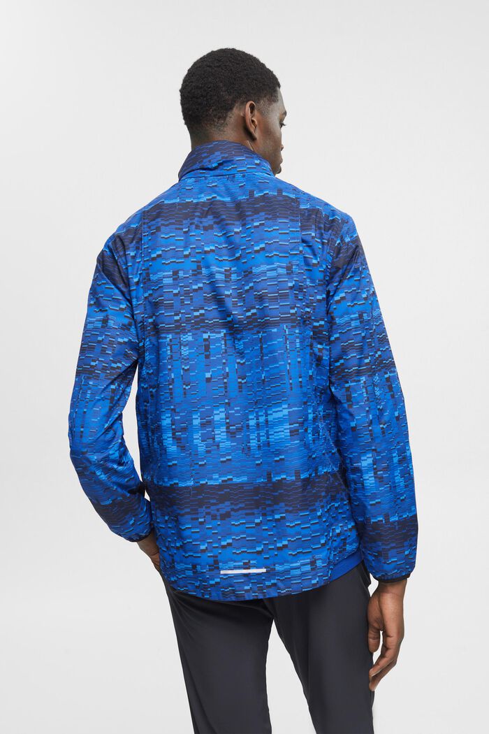 Chaqueta impermeable con capucha, BRIGHT BLUE, detail image number 3