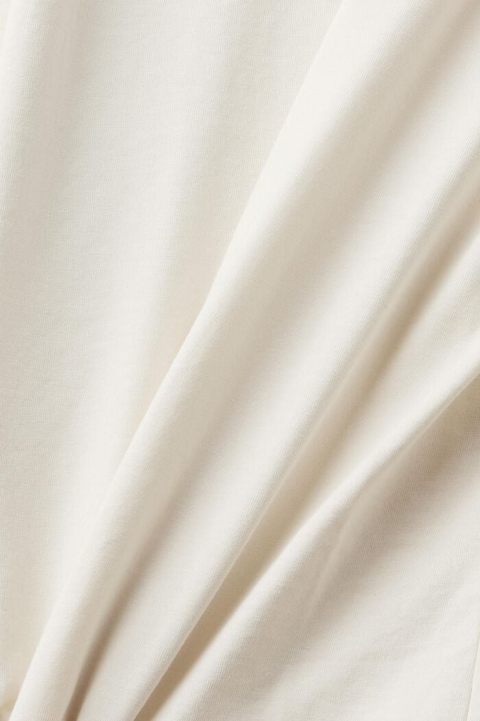 Camiseta de corte holgado en algodón con estampado frontal, ICE, detail image number 4
