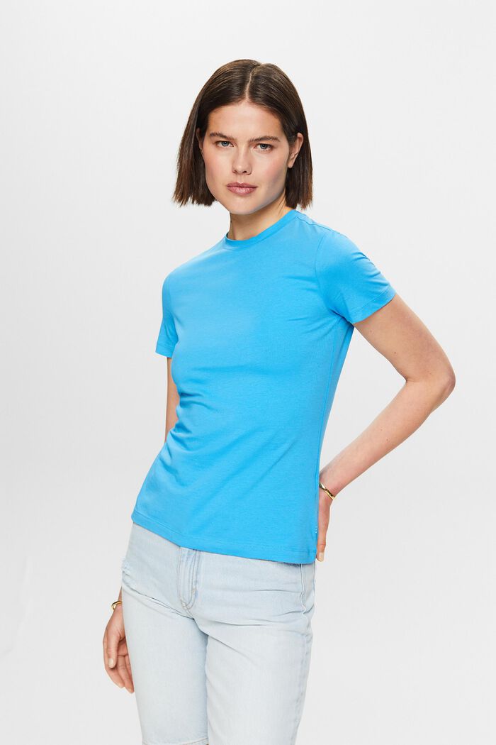 Camiseta con cuello redondo, BLUE, detail image number 0