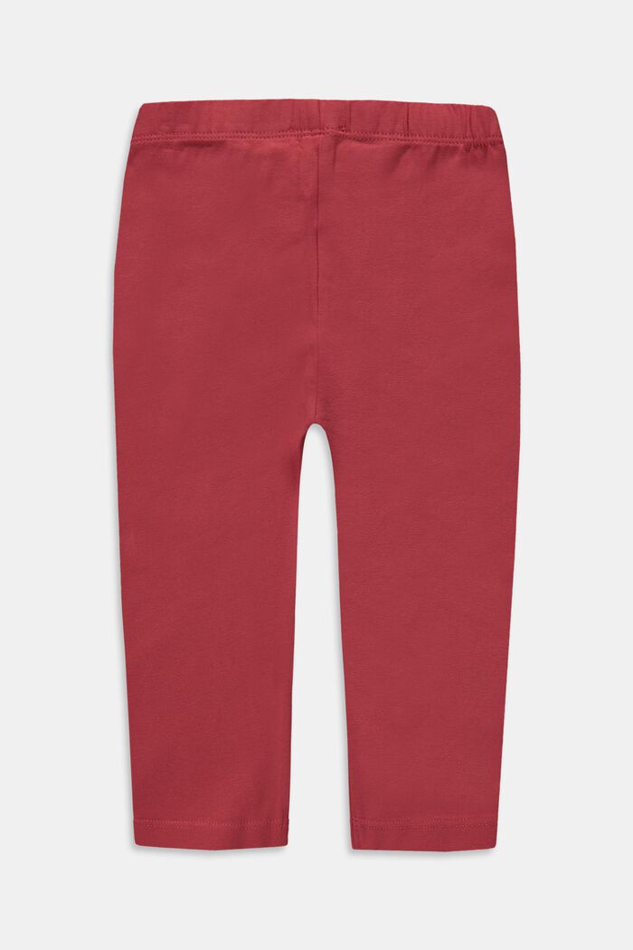 Leggings de largo tobillero, algodón elástico, GARNET RED, detail image number 1