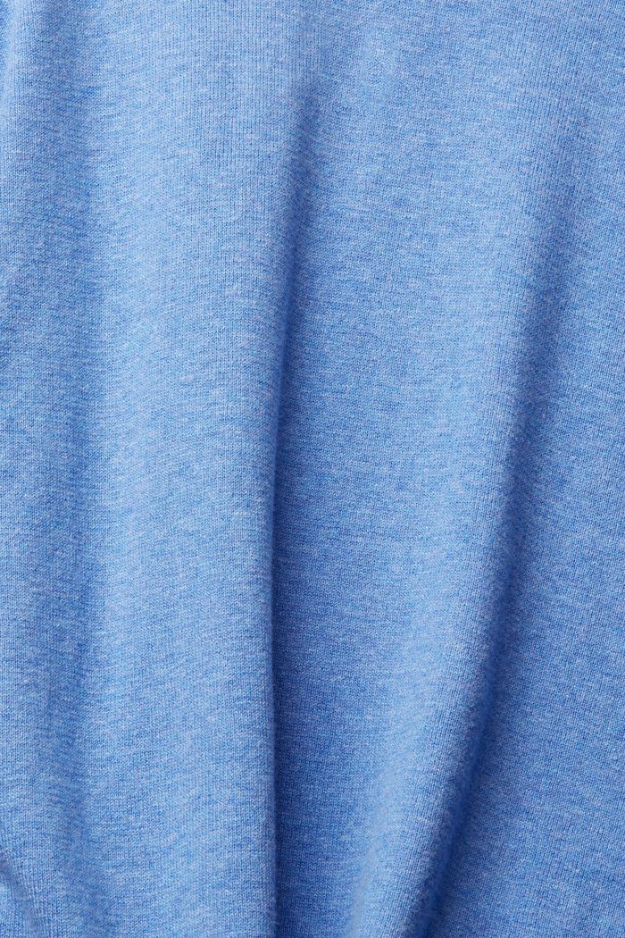Jersey con bajo irregular, mezcla con algodón ecológico, LIGHT BLUE LAVENDER, detail image number 4