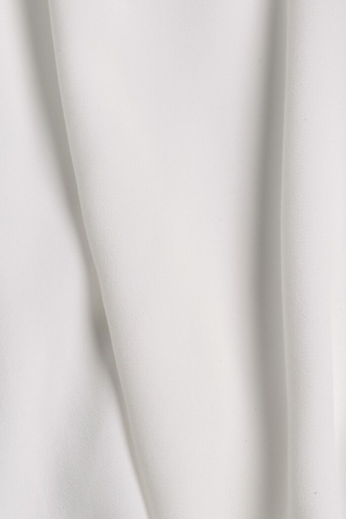 Blusa con puños anchos, LENZING™ ECOVERO™, OFF WHITE, detail image number 4