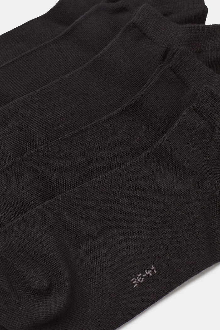 Pack de cinco pares de calcetines en mezcla de algodón, BLACK, detail image number 2