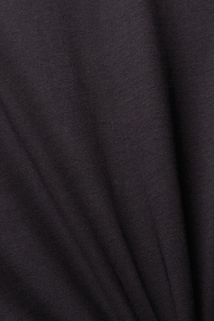 Camiseta unicolor, BLACK, detail image number 5