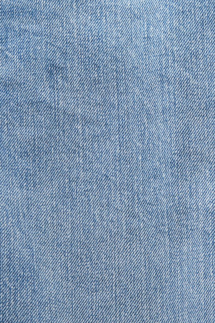 Jeans mid rise regular tapered fit, BLUE LIGHT WASHED, detail image number 5