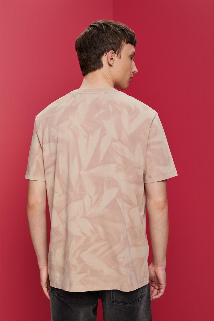 Camiseta de cuello redondo, 100% algodón, DARK OLD PINK, detail image number 3