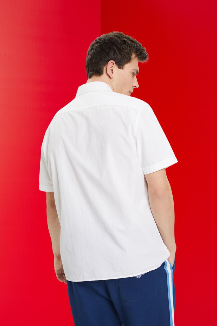 Camiseta de manga corta en algodón sostenible, WHITE, detail image number 3
