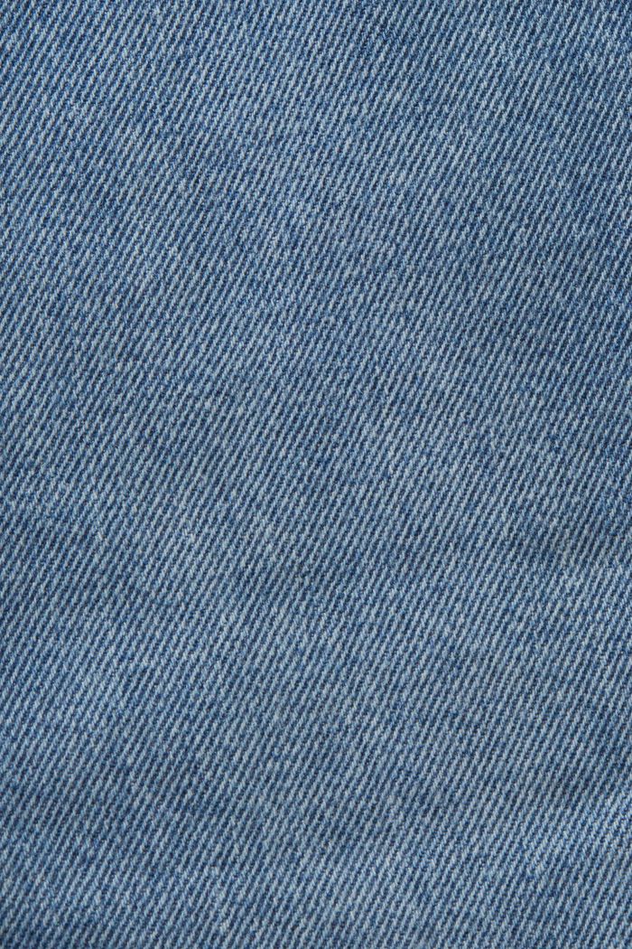 Jeans mid-rise regular tapered fit, BLUE MEDIUM WASHED, detail image number 6