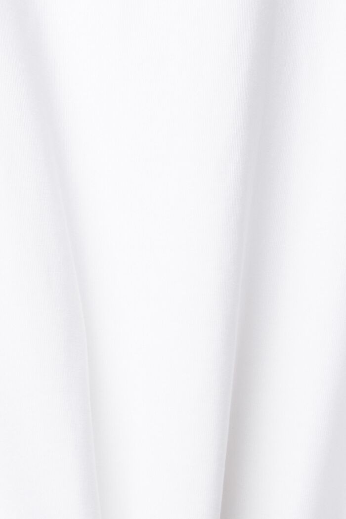 Camiseta de tejido jersey, 100% algodón, WHITE, detail image number 1