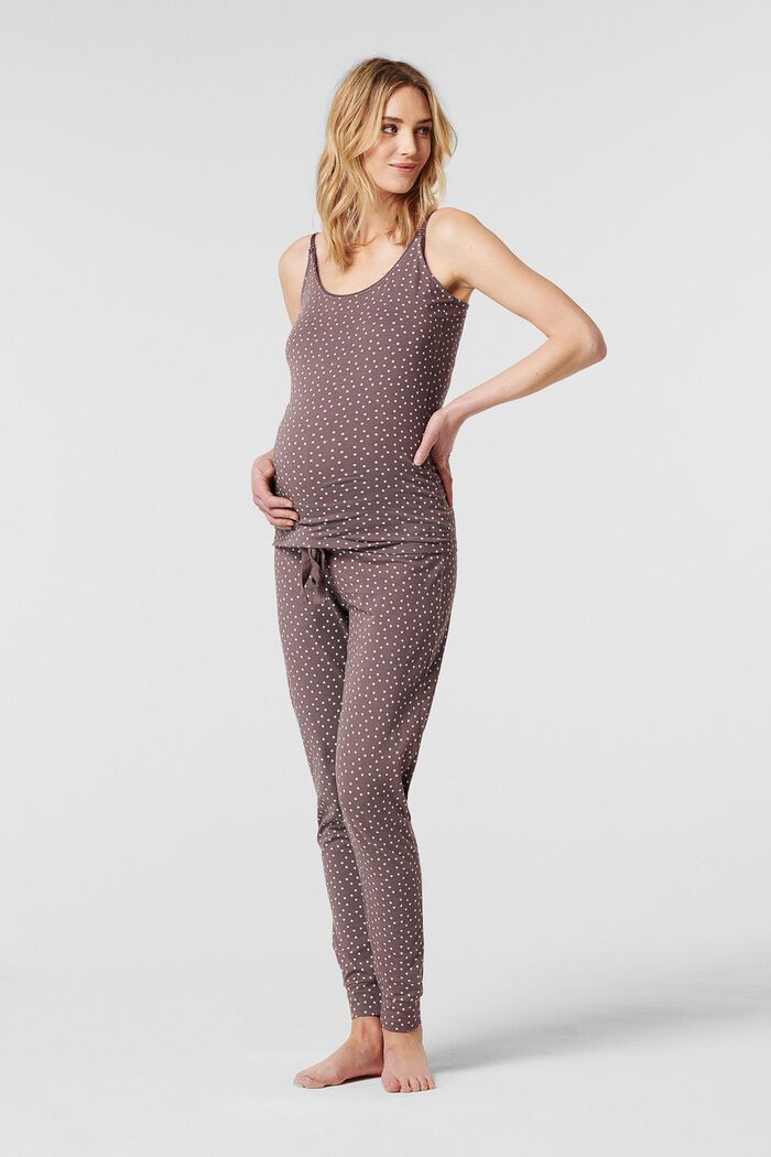 Top de pijama con función de lactancia, algodón ecológico