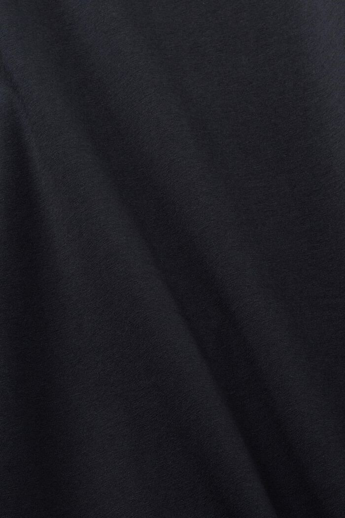 Camisón con bolsillo en el pecho, BLACK, detail image number 4