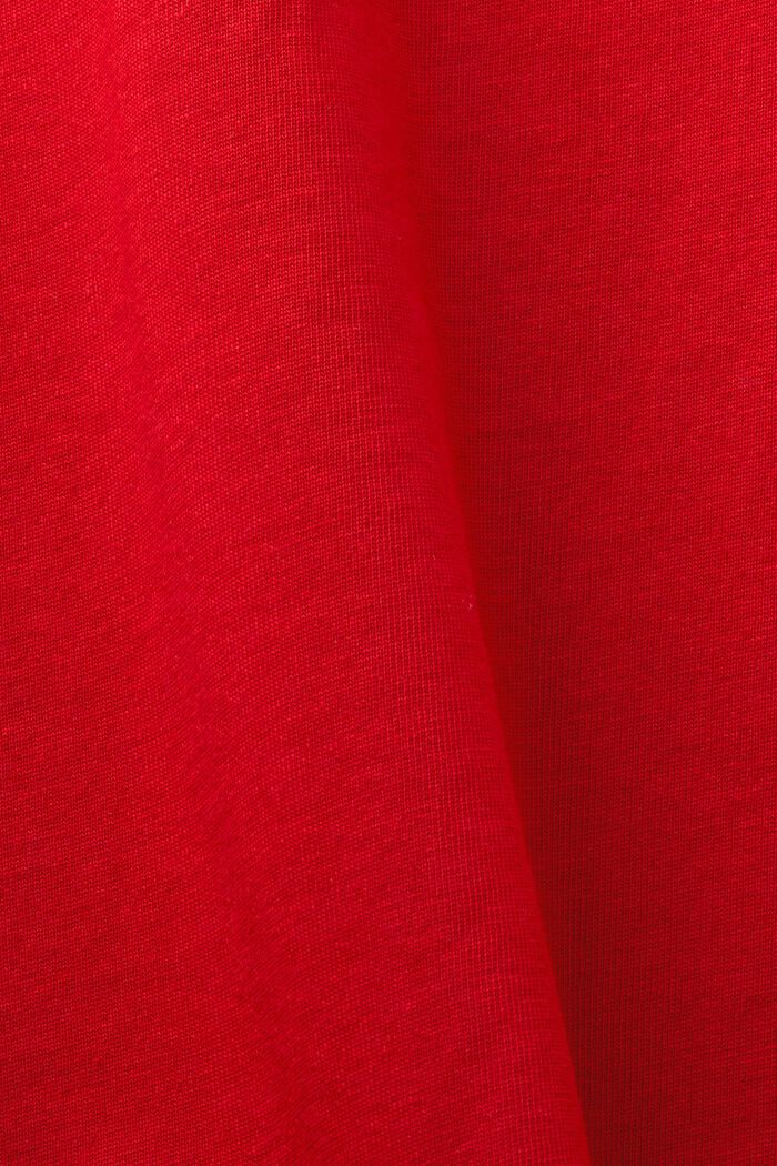 Camiseta unisex en jersey de algodón con logotipo, RED, detail image number 7