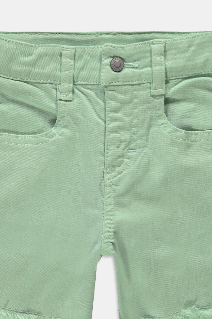 Reciclados: pantalones cortos con cintura ajustable, PISTACCHIO GREEN, detail image number 2
