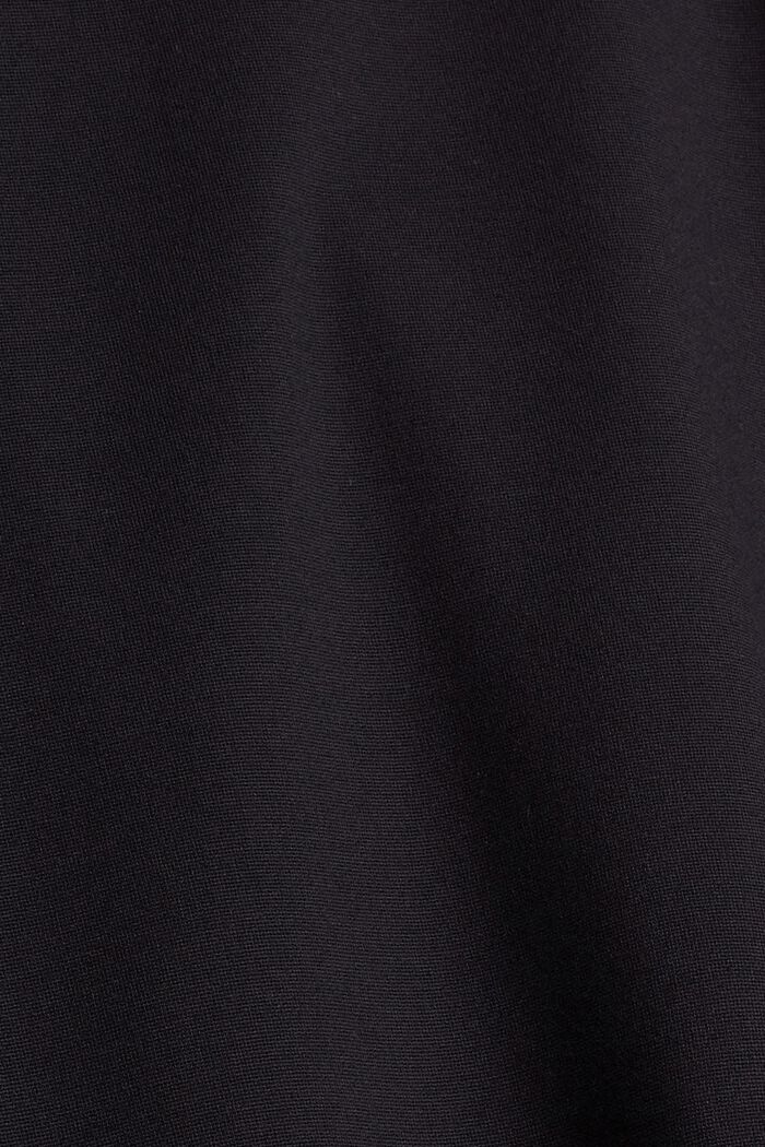 Minivestido en jersey de punto, LENZING™ ECOVERO™, BLACK, detail image number 4