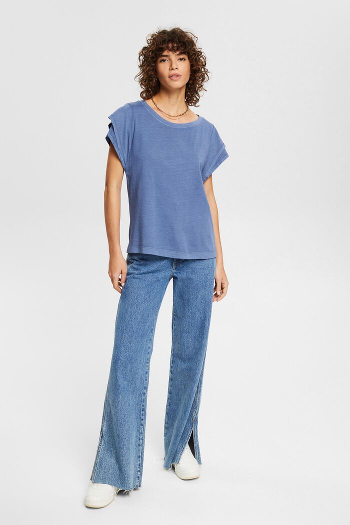 Camiseta en 100% algodón ecológico, BLUE LAVENDER, detail image number 5