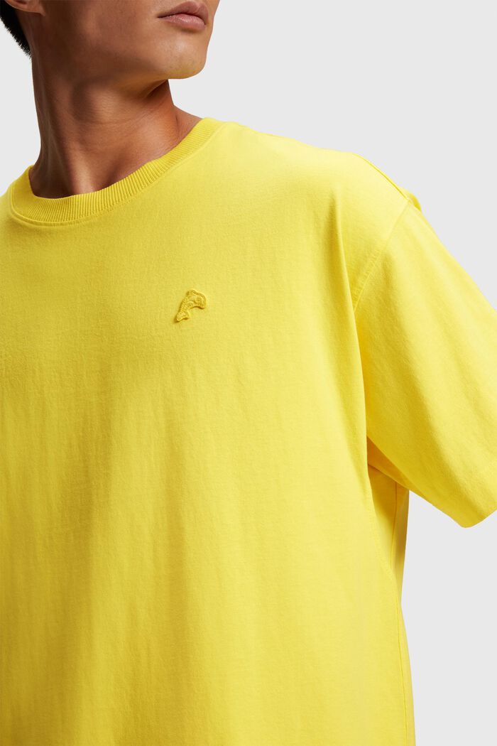 Camiseta de corte holgado de Color Dolphin, YELLOW, detail image number 2