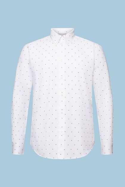 Camiseta de corte ajustado en algodón bordado