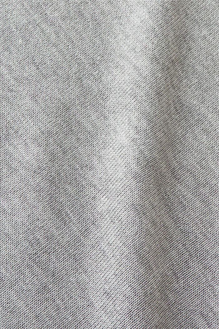 Poncho bicolor, LIGHT GREY, detail image number 2