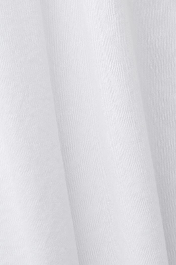 Camisa de manga corta abotonada, WHITE, detail image number 5
