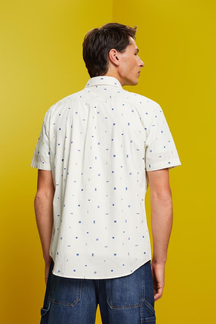 Camisa de manga corta estampada, 100% algodón, ICE, detail image number 3